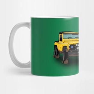 Cute yellow 4X4 Mug